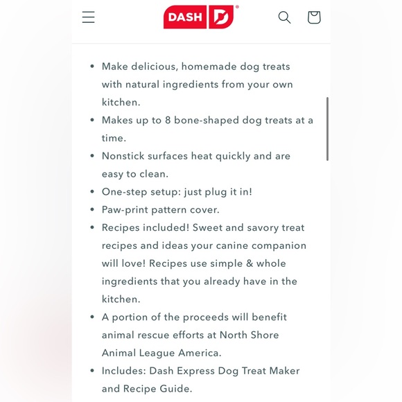 DASH EXPRESS DOG TREAT MAKER - Picture 5 of 5